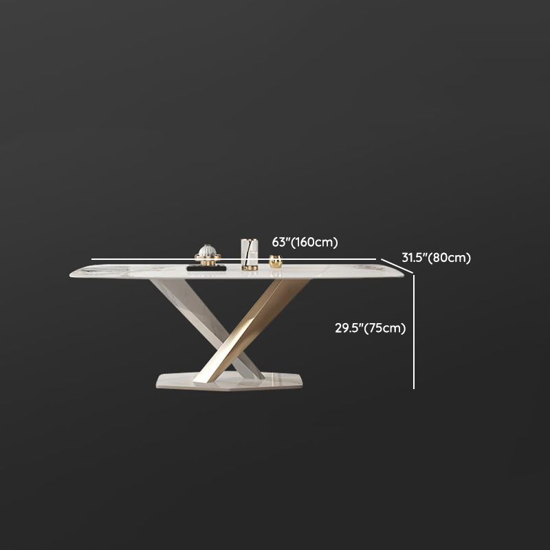 Glam Dinette Set with Faux Leather Chairs 1/2/5/6/7 Pieces Glossy White Dining Table Set