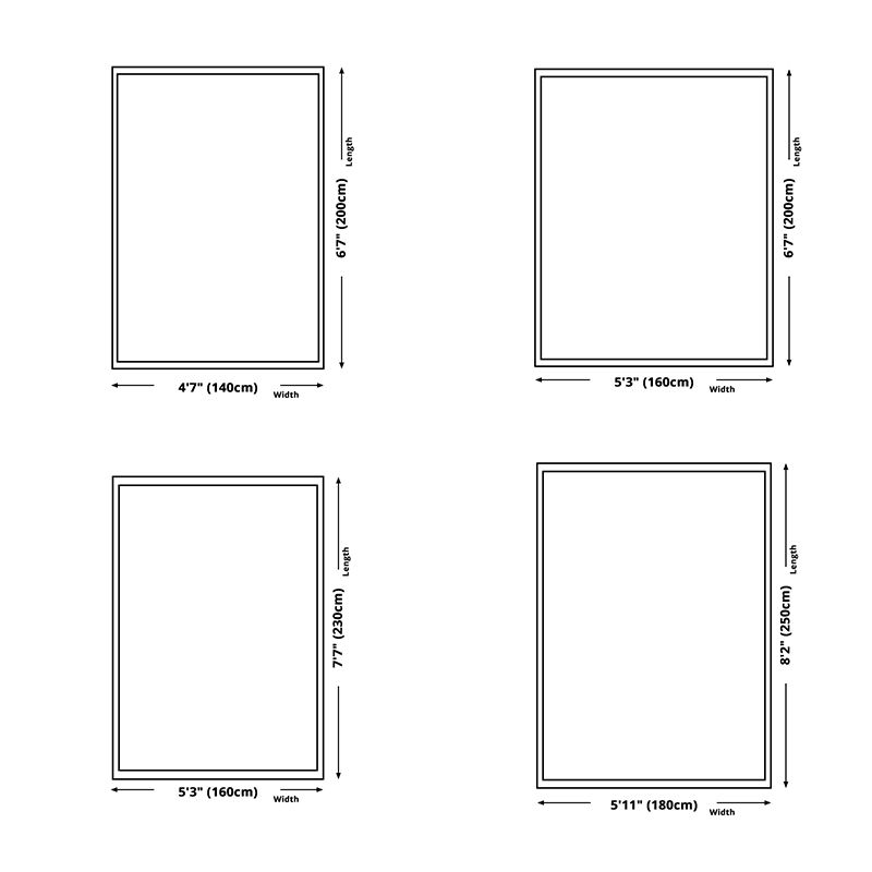 White Modern Carpet Abstract Pattern Polyester Area Rug Stain Resistant Rug for Drawing Room