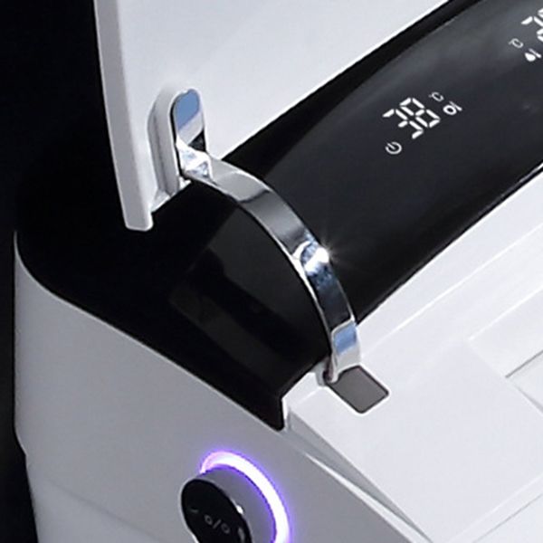 Modern One Piece Toilet Floor Mounted Toilet Bowl with Seat for Washroom
