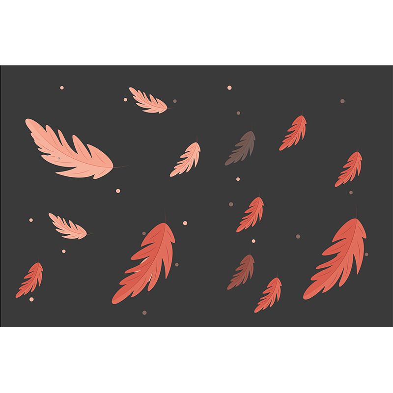 Eco-friendly Illustration Wall Mural Tropical plants Decorative for Wall Decor