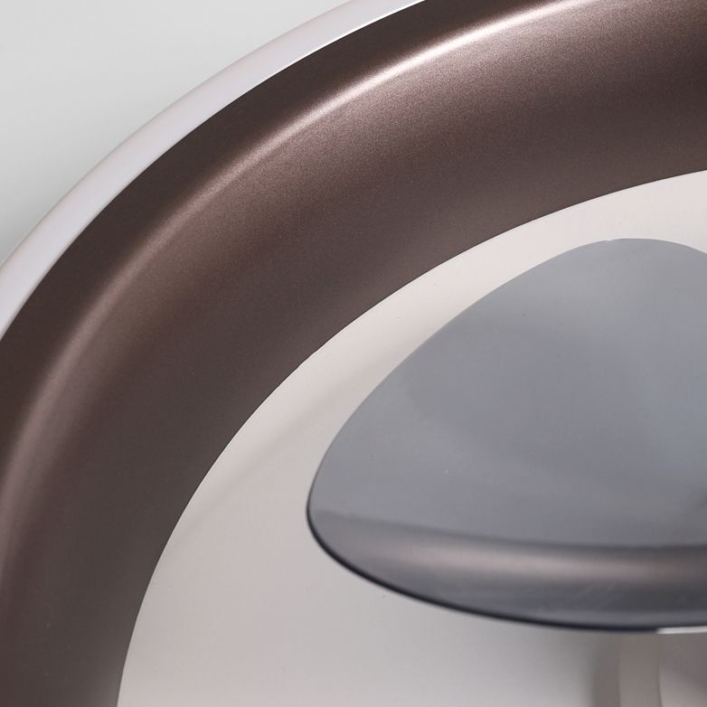 Fernbedienungssteuerungs -LED -Deckenlüfter Macaron Acryl Schlafzimmer Halbflush -Halterung Lampe