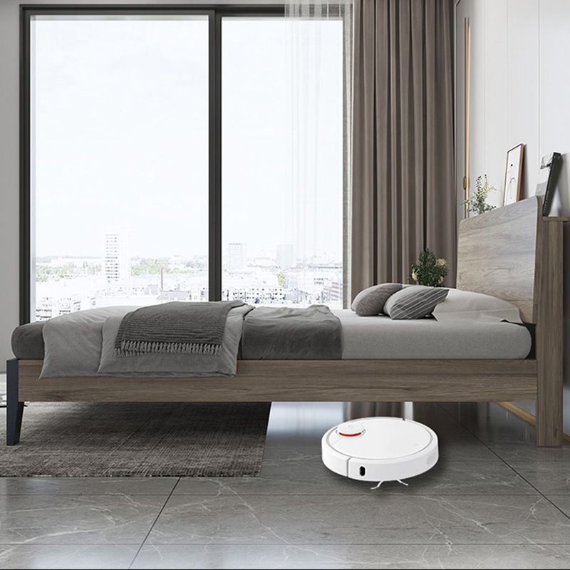 Modern Solid Wood Headboard Standard Bed Mattress Included Bed Frame with Custom Legs