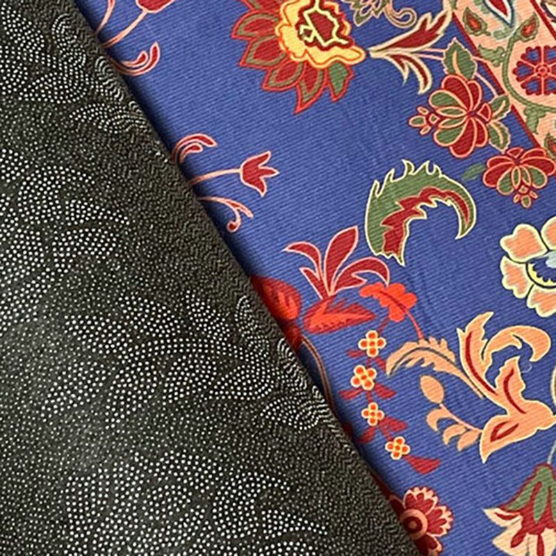 Vintage Blumen Print Fläche Teppich Polyester Teppich Haustierfreundlicher Innenteppich für die Heimdekoration