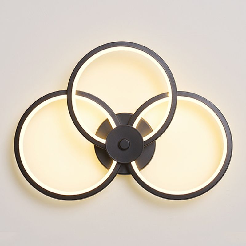 Luminaire mural géométrique Malle de salle de bain moderne Appiculture de mur de salle de bain avec teinte acrylique