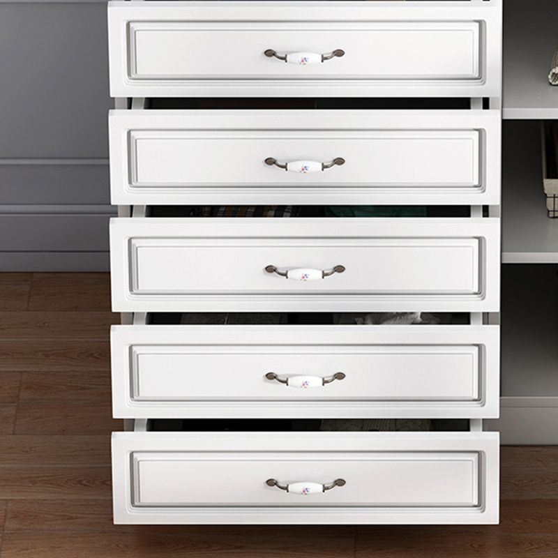 Contemporary Wood Accent Cabinet with Drawer Rectangle Accent Chest