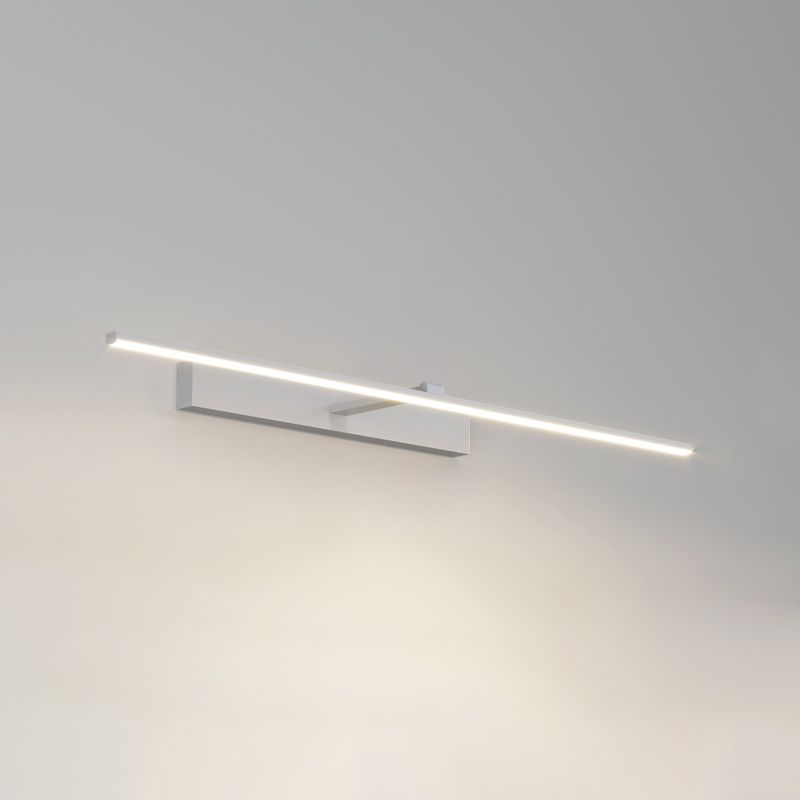 Minimalist-Style Strip Wall Sconce Lighting Metal LED Bathroom Sconce Light Fixture