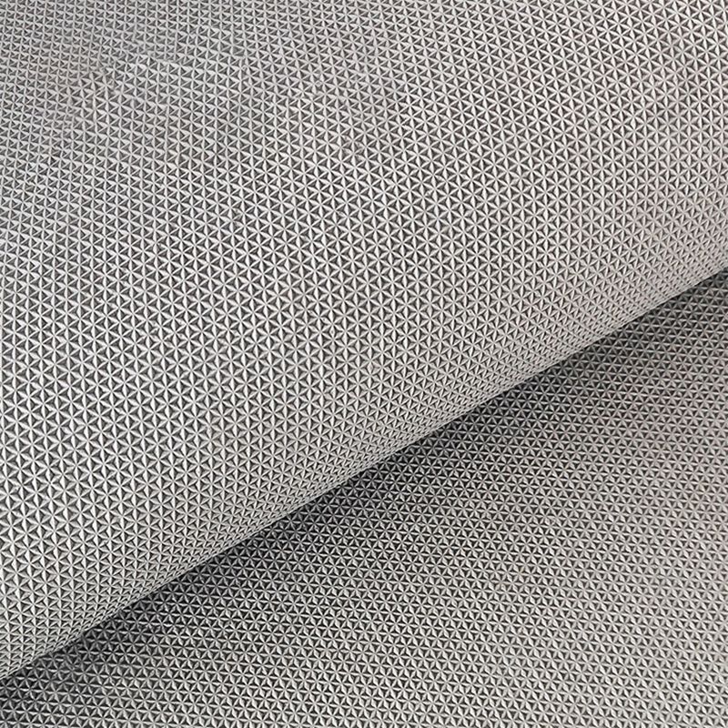 Light Gray Modern Carpet Polyester Line Carpet Washable Carpet for Living Room