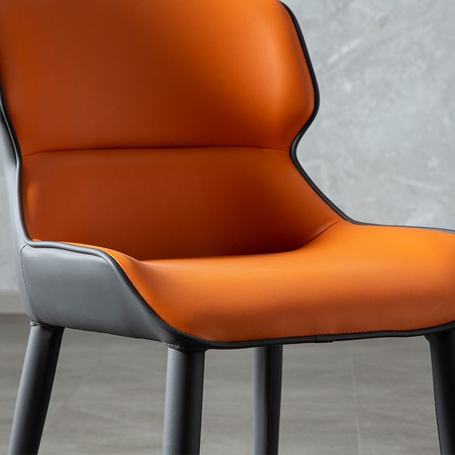 Chaise de salle à manger de style contemporain éponge chaise latéral rembourrée pour la maison