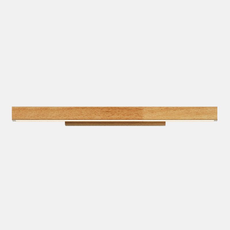Linear Vanity Lighting Modern Style Wood 1 Light Vanity Wall Sconce