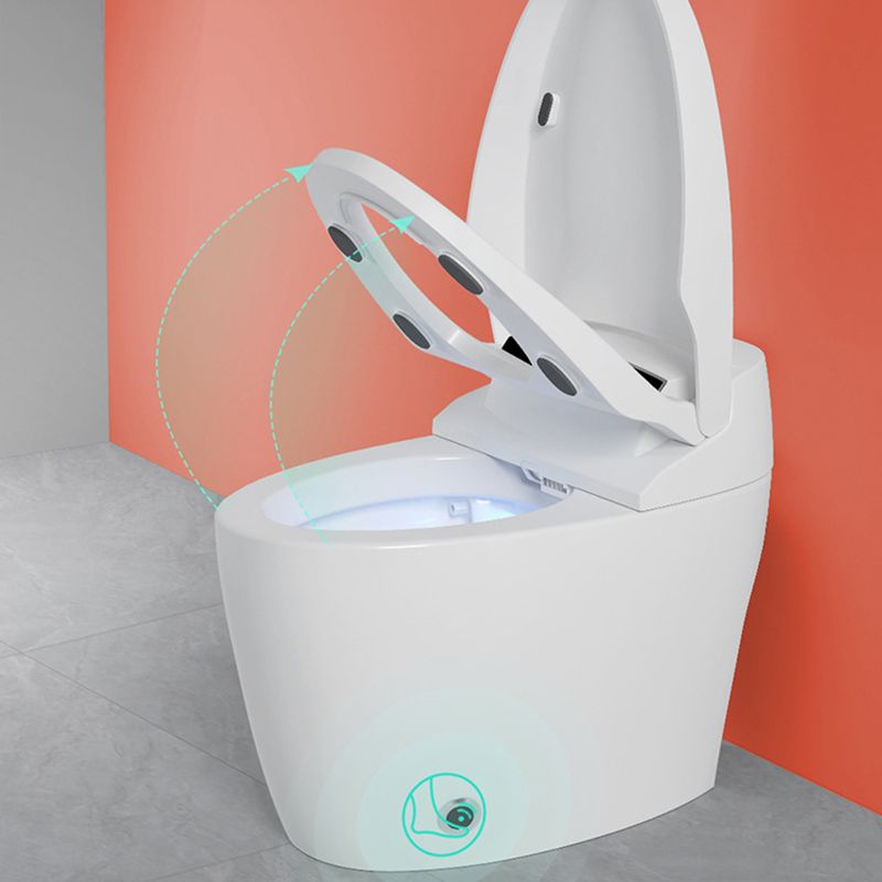 Contemporary Floor Mounted Toilet Indoor One Piece Toilet Bowl