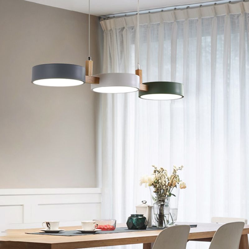 Metal Island Chandelier Lights Modern Pendant Light Fixtures for Dining Room