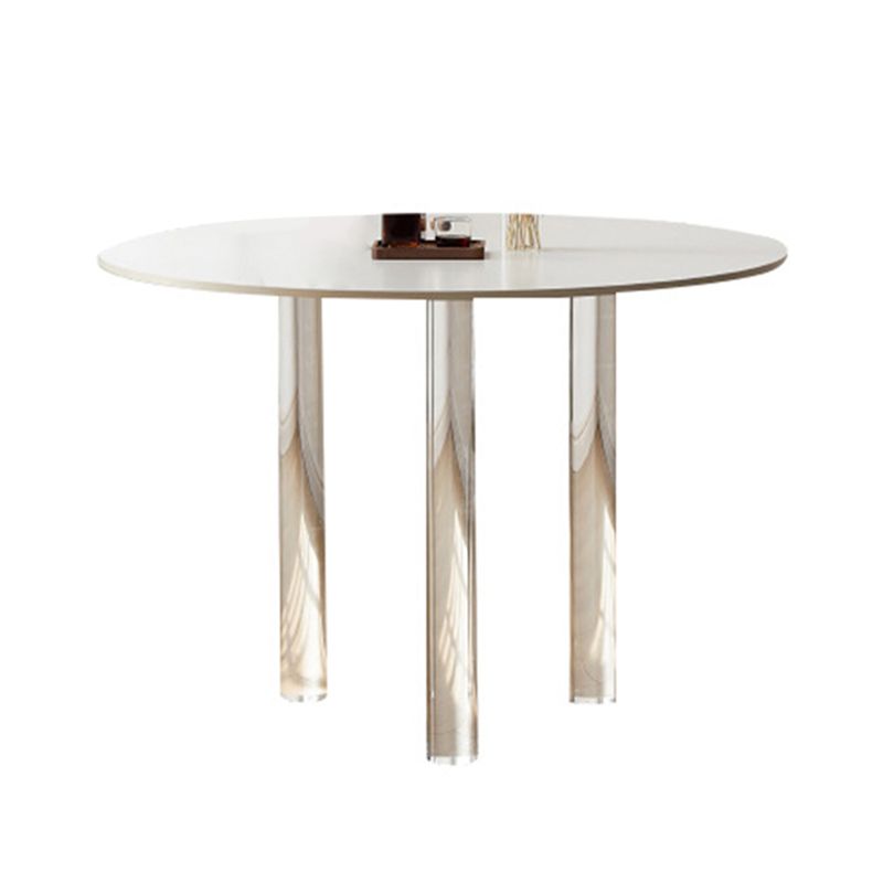 Modern Dining Set 1/2/3/4 Pcs Acrylic Frame Dining Table and Chairs
