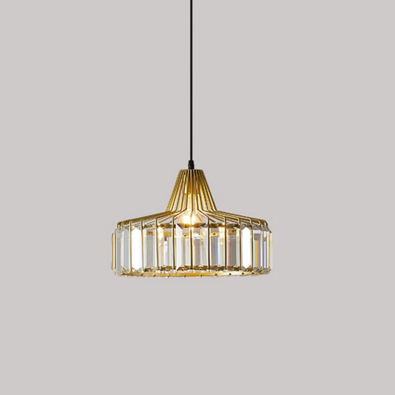 Modern Style Hanging Light Crystal Pendent Lighting Fixture for Sitting Room