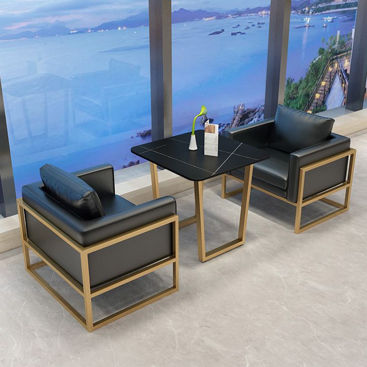 Traditionele luxe stijl eettafel gesinterde stenen tafel voor eetkamer
