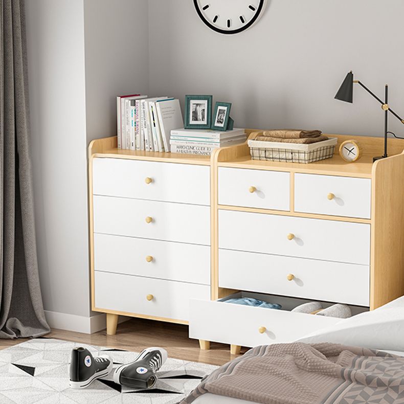 Modern & Contemporary Accent Chest with Drawers and Straight Legs