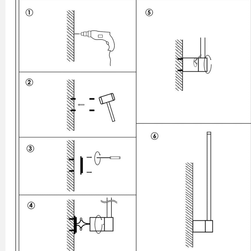 Minimalist Wall Sconce Indoor Lighting Modern LED Metal Wall Lighting