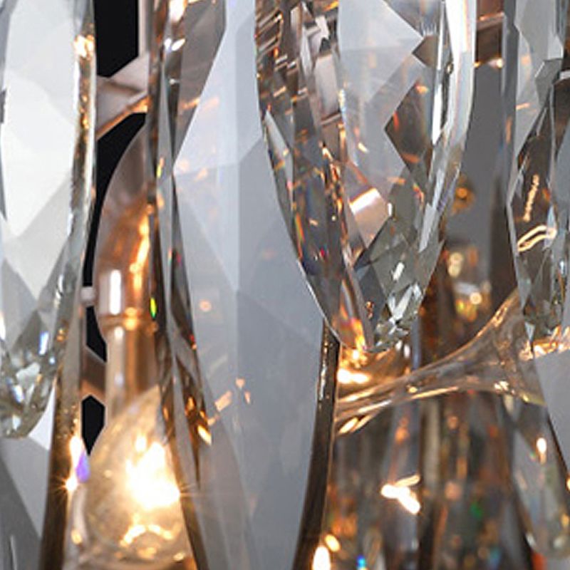 Modern Style Chandelier Fixture Simple Crystal Chandelier Lamp for Bedroom