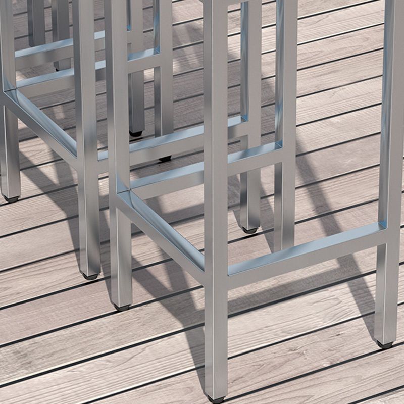 Modern Bar Table Brown Top Dining Table for Kitchen Living Room Coffee Room