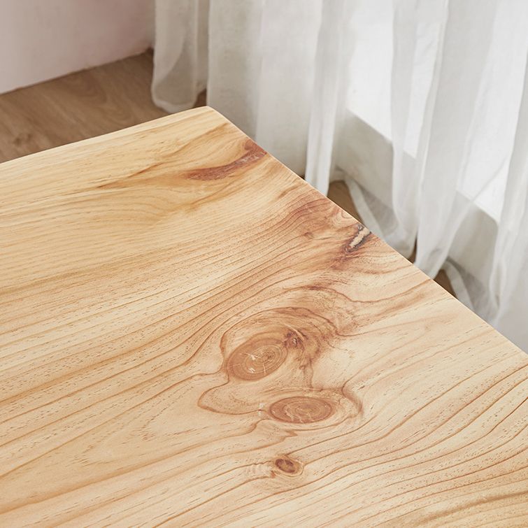 Tavolo da pranzo kaki standard glam tavolo da pranzo a forma di rettangolo in legno massiccio per cucina