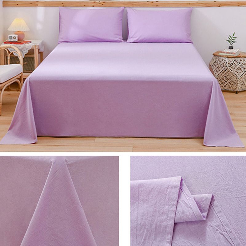 No Theme Cotton Sheet Breathable 1 and 3 Piece Bed Sheet Set