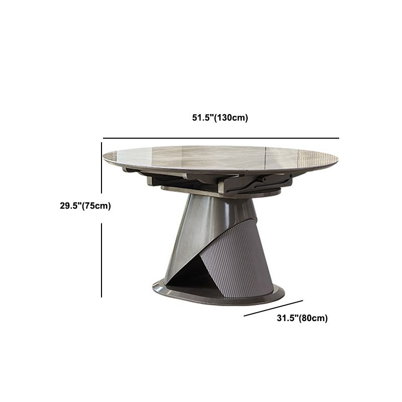 Contemporary Dining Set Stone 1/2/5/7 Pieces Dining Turntable Furniture for Home