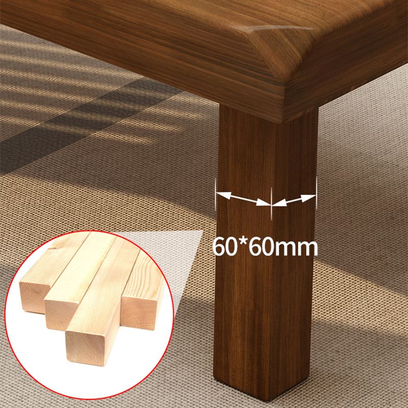Simplicity Rectangle Wood Coffee Table Contemporary Single Coffee Table