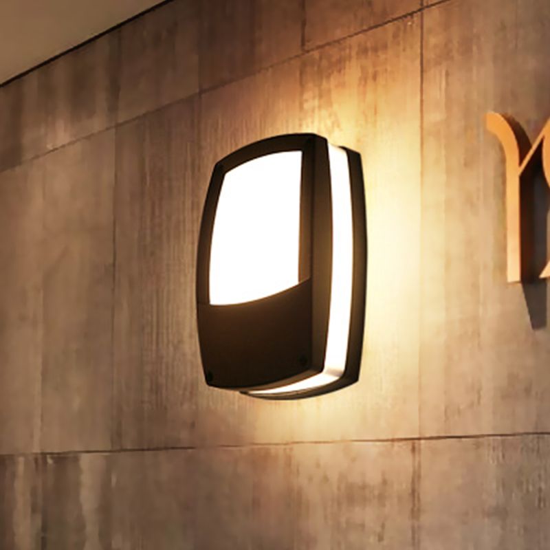 LAMPE MUR DE RECTANGE NOIR