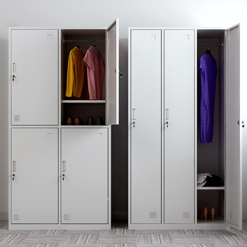 Modern Hinged Wardrobe Armoire Steel Wardrobe Cabinet for Bedroom