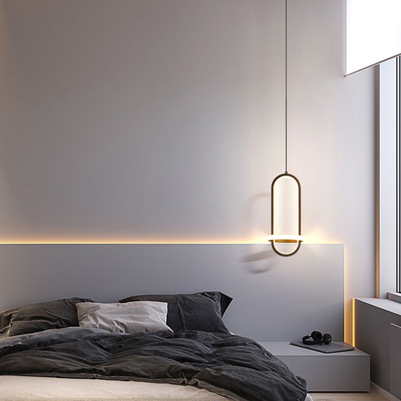 Luci a sospensione a sospensione a sospensione modernista per ciondolo a sospensione per la camera da letto del salotto