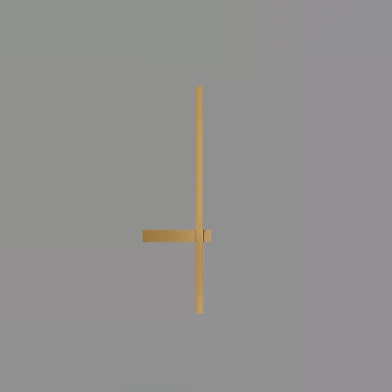 1 Light Linear Wall Mounted Lamps Modern Style Metal Wall Sconces