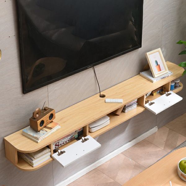 Scandinavian Wall-mounted TV Stand Engineered Wood TV Cabinet