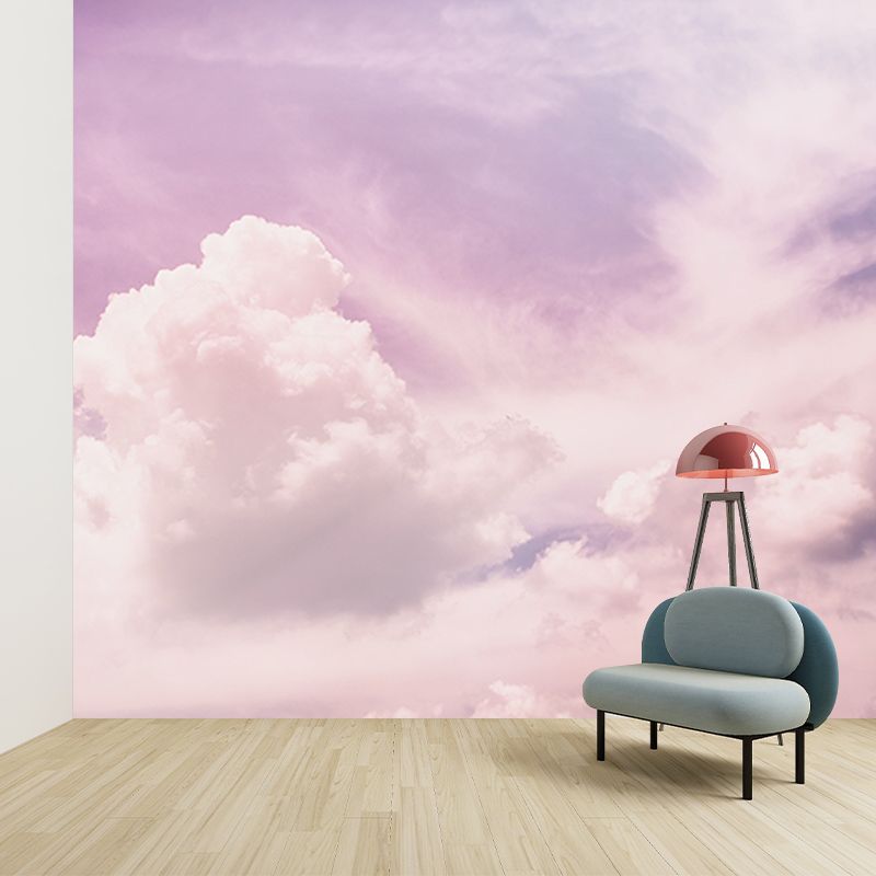 Modern Style Mural Wallpaper Sky Environment Friendly Bedroom Wall Mural