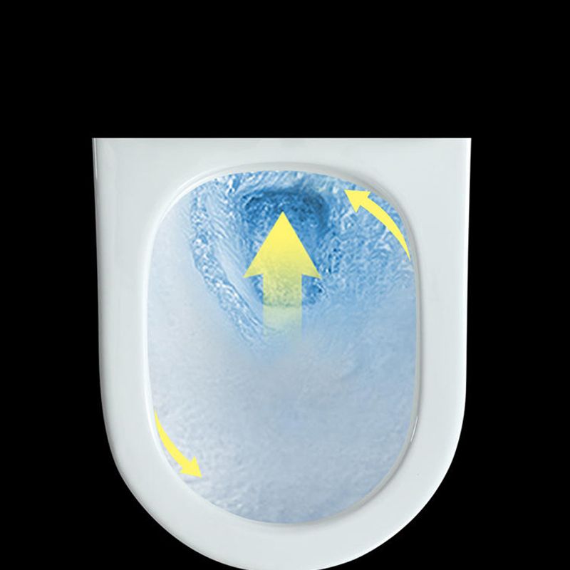 Modern Seat Included Flush Toilet 1-Piece Urine Toilet for Bathroom