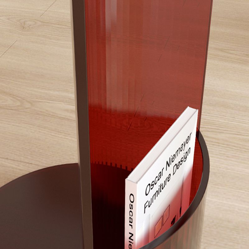 Modern C End Side Table Acrylic Corner Table for Living Room