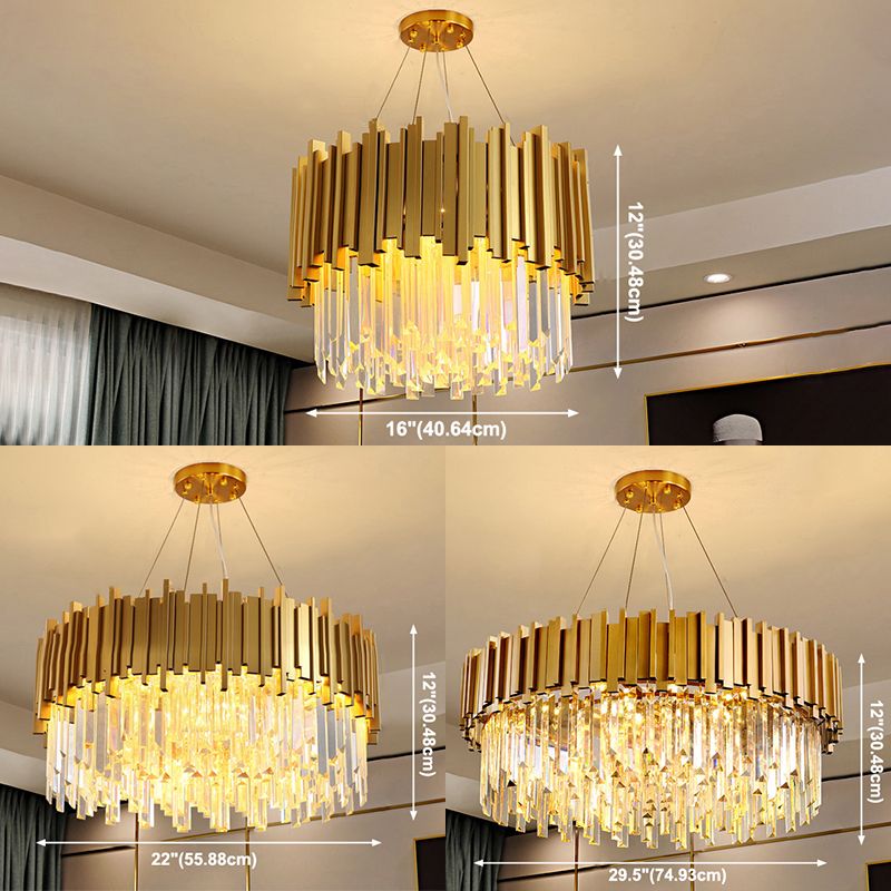 Modern Simple Light Luxury Style Led Hangende kroonluchter Licht voor slaapkamer in de woonkamer