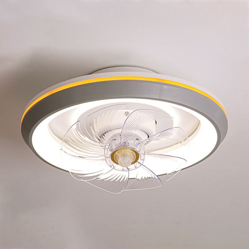 Pendentif de plafond rond en métal 2 lumières LED LED LED LUCHES