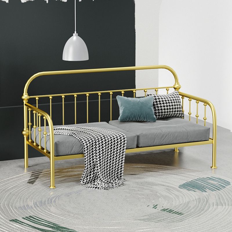 41.34" Tall DayBed with Headboard Low Profile Metal Bed for Living Room