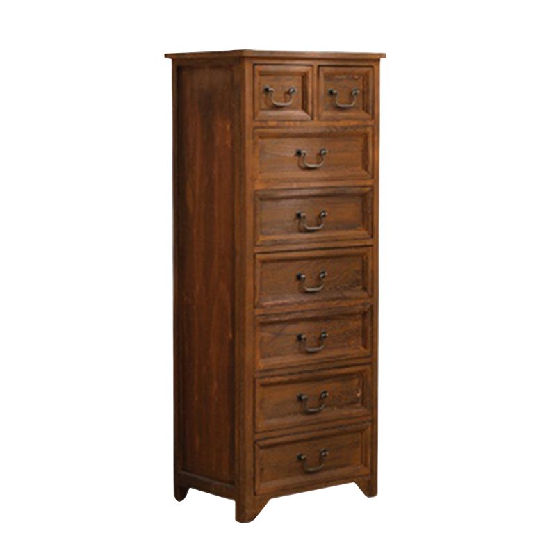 13.77" Wide Accent Chest with Drawers Mid-Century Modern Rectangle Chest