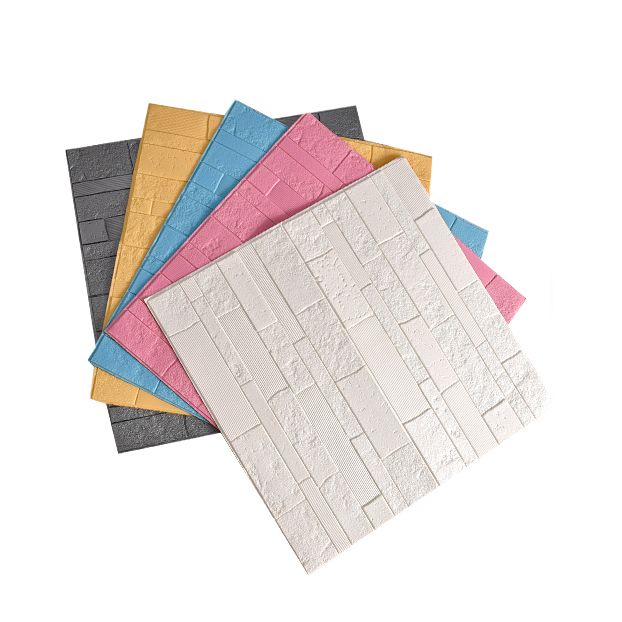 Plastic Wall Paneling Contemporary Peel and Stick Wall Paneling