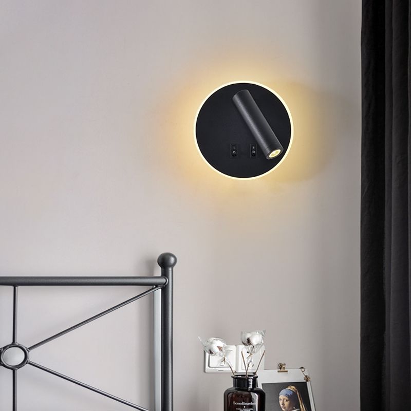Moderne minimalistische stijl muurlampjes SCONCES Metal 2 lichten SCONCE -lichten voor slaapkamer