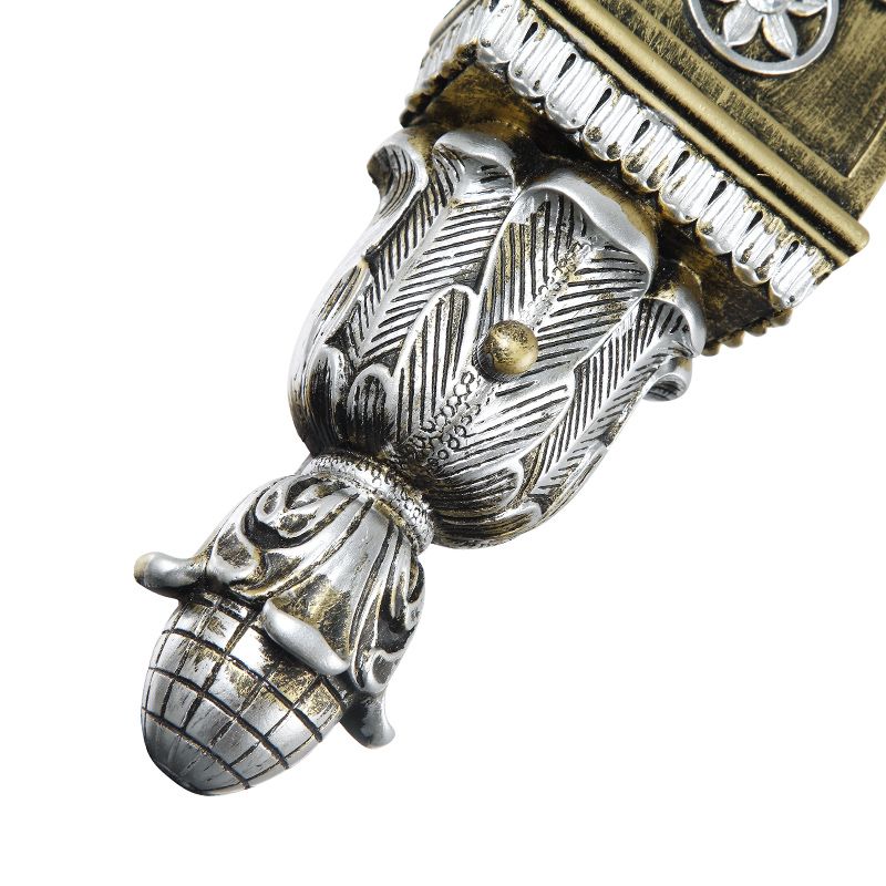 1 Light Wall Sconce Fixture with Flared White Glass Modern Style Living Room Wall Mount Light in Aged Silver