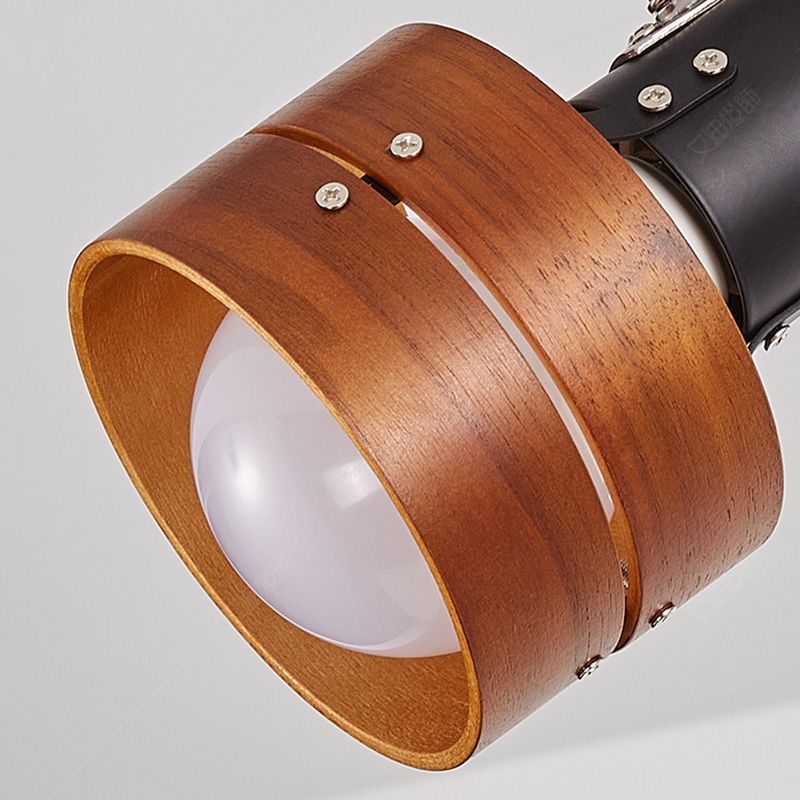 Cylinder Ceiling Flush Mount Contemporary Style Metal Ceiling Mount Light Fixture