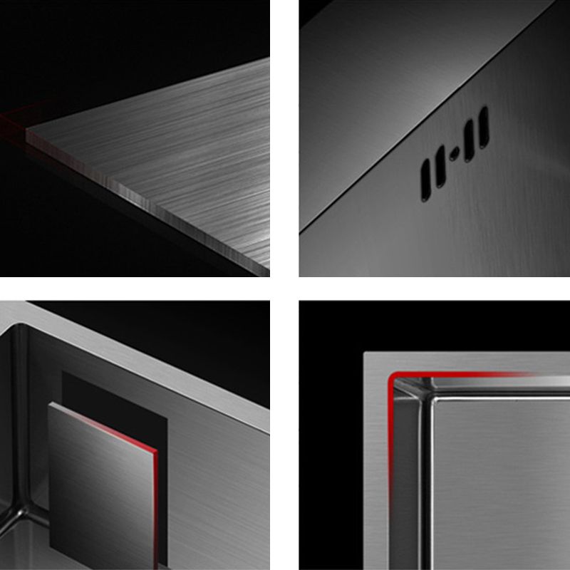 Modern Kitchen Bar Sink Stainless Steel Drain Assembly and Strainer Kitchen Sink