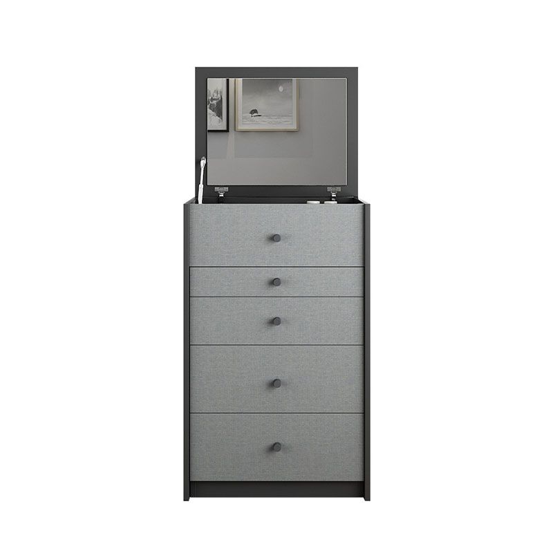 Make-up Vanity with 5 Storage Drawers 15.74" Wide  Wooden Dresser