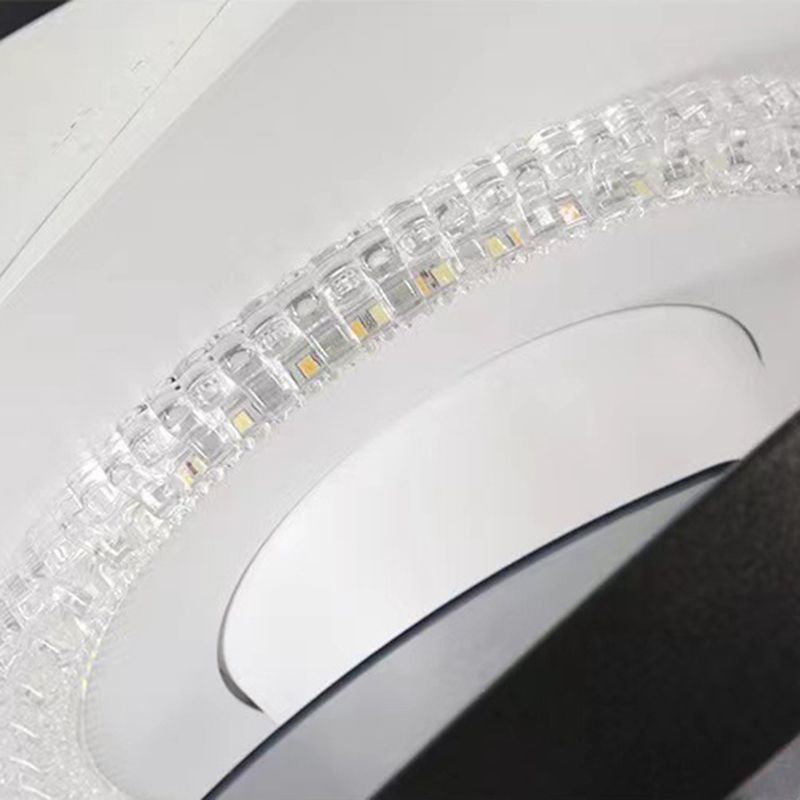 5-Blade Children LED Ceiling Fan Metallic Polish Finish Fan with Light for Room