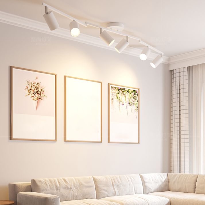 Moderno binario Illuminazione Minimalista Stile Superficie Montato e Regolabile Ferro Downlight per Soggiorno Casa senza Luce Principale