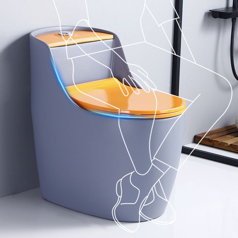 One Piece Toilet Modern Urine Toilet Floor Mounted Porcelain Toilet Bowl