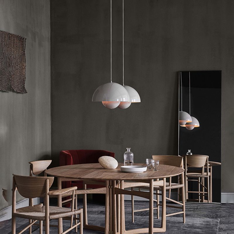 Contemporary Hanging Light Round Shape Pendant Light Fixture for Dining Room Coffee Shop