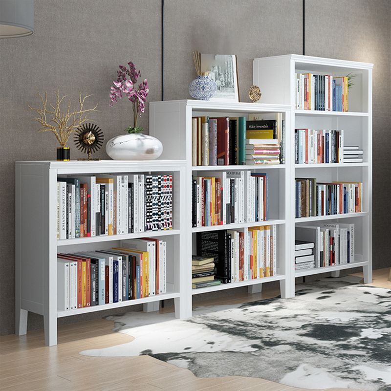 Solid Wood Rectangle Bookcase Nordic Style Storage Bookshelf