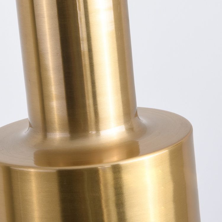 Post-modern Style Hanging Lamp Kit Simple Metal Bedroom Down Lighting Pendant in Gold